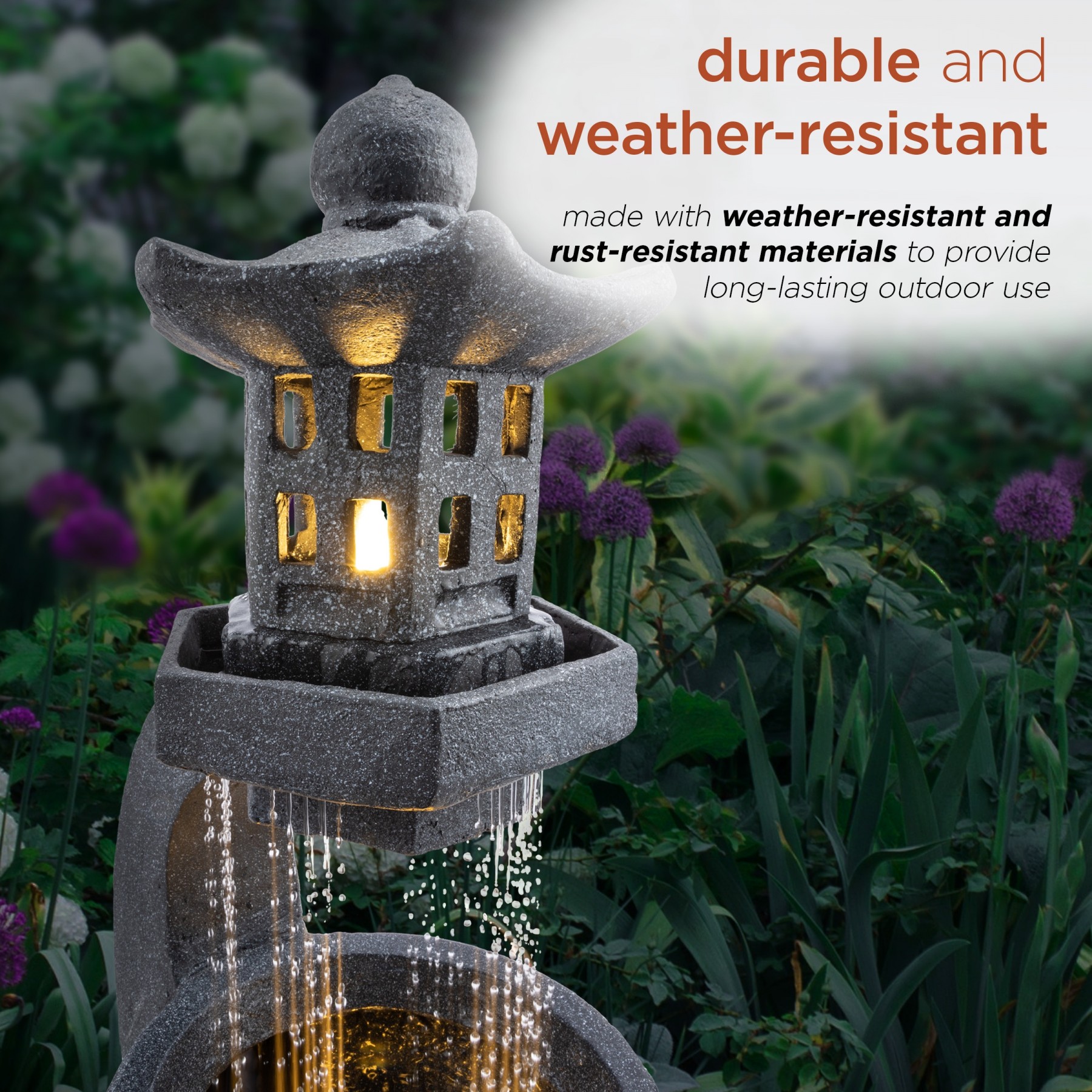 Pagoda water fountain hotsell