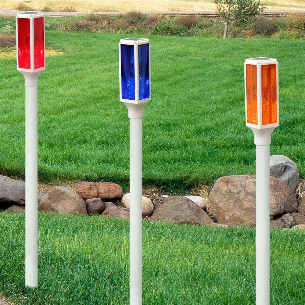 Solar led store driveway lights