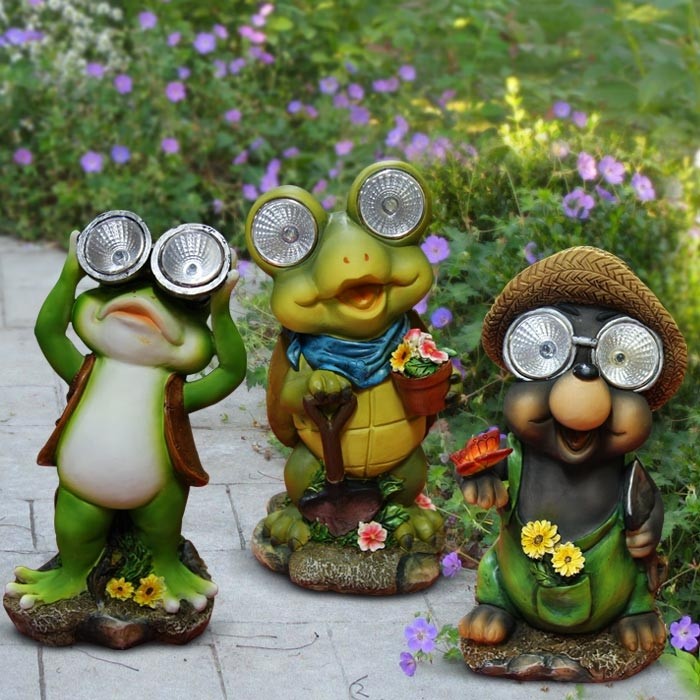 Garden Solar Eye Statues Garden and Pond Depot