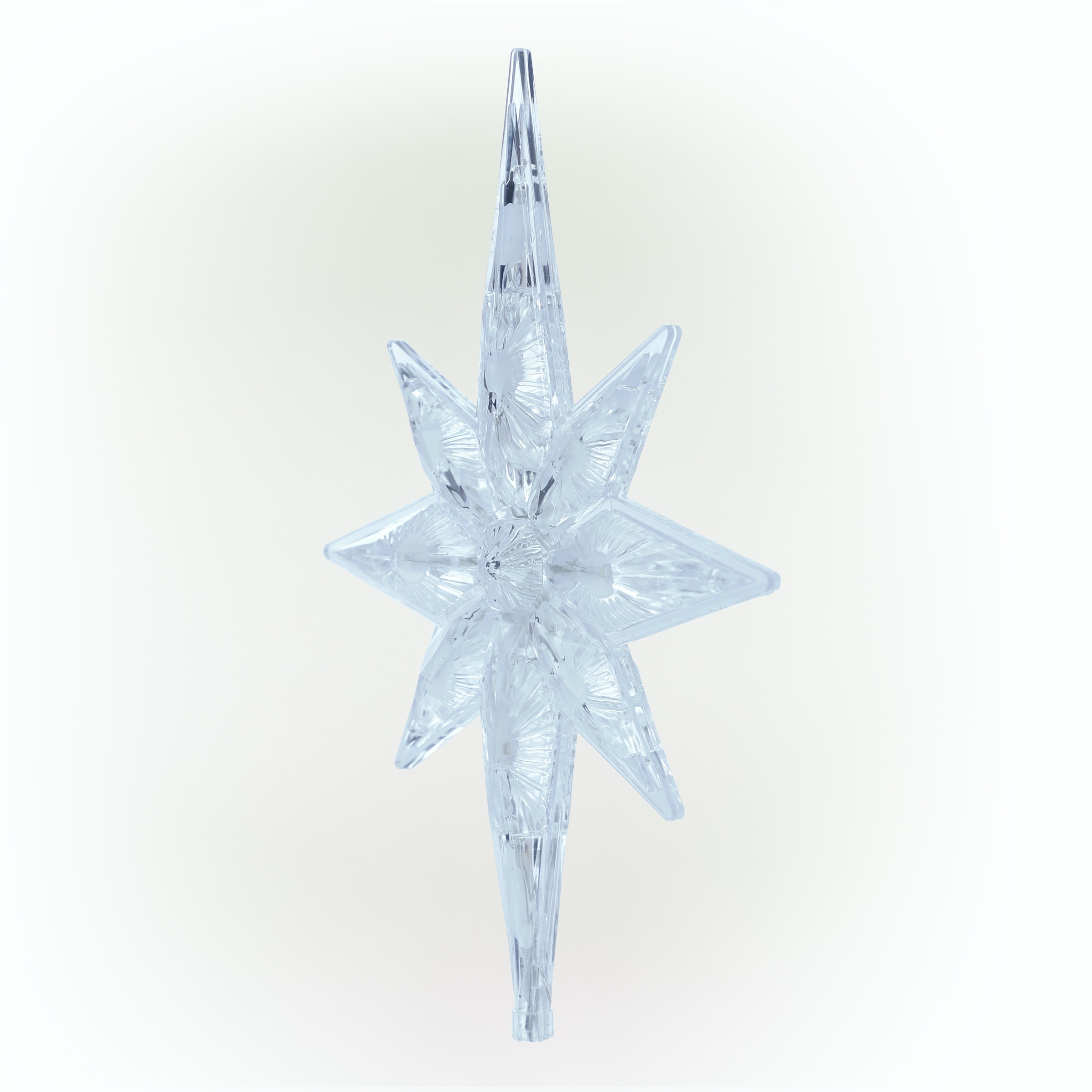 Alpine Corporation Star Christmas Tree Topper with Cool White LED Lights