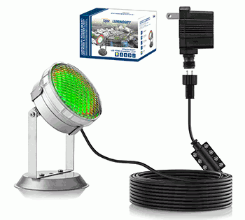 SUPER BRIGHT POND & GARDEN LED LIGHT - ALUMINUM