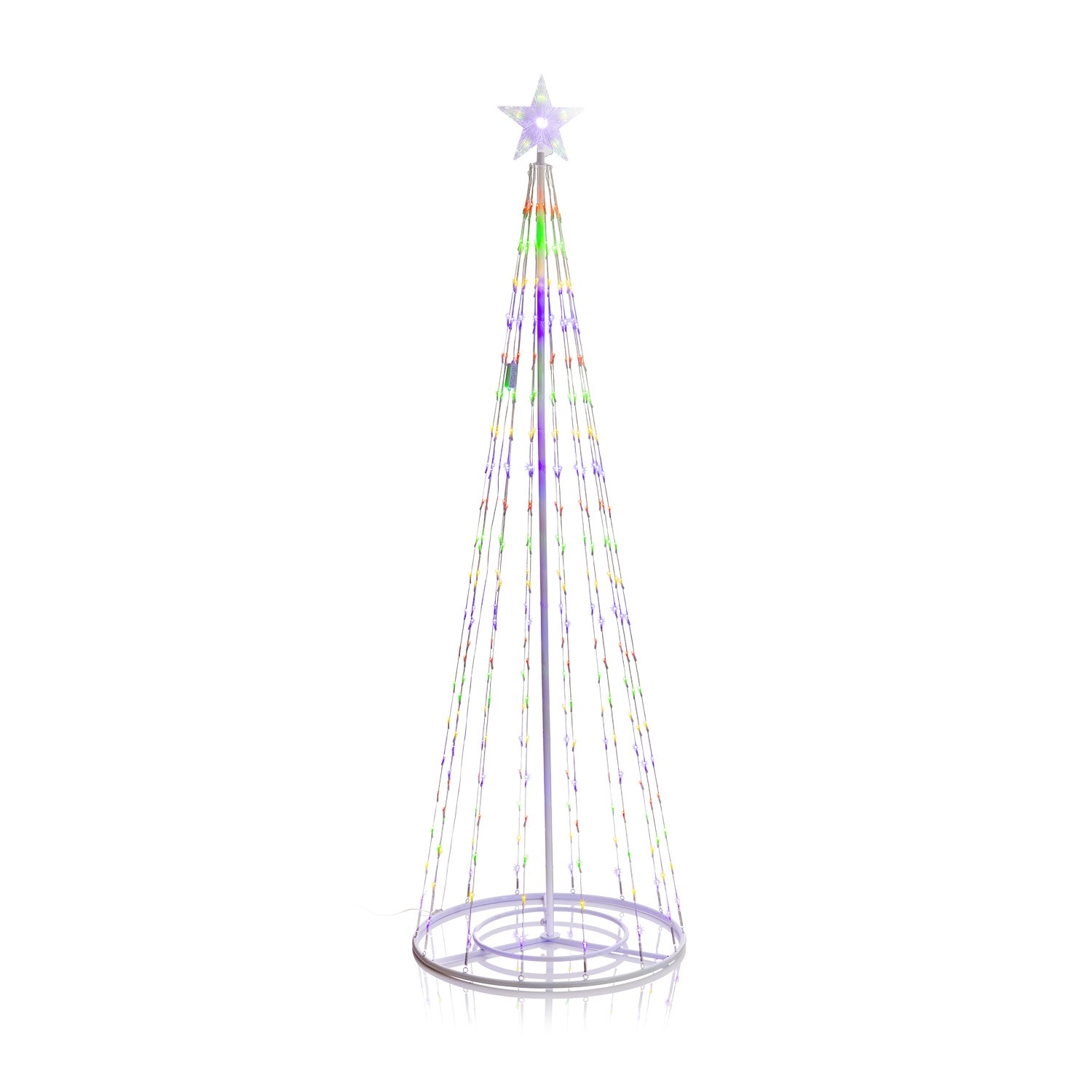 83" Tall Christmas Tree Tower with Changing LED Lights