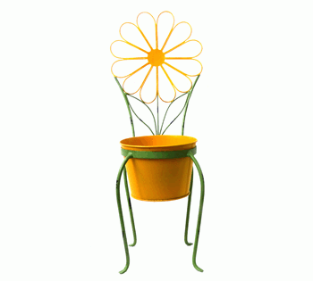 Yellow Flower Planter