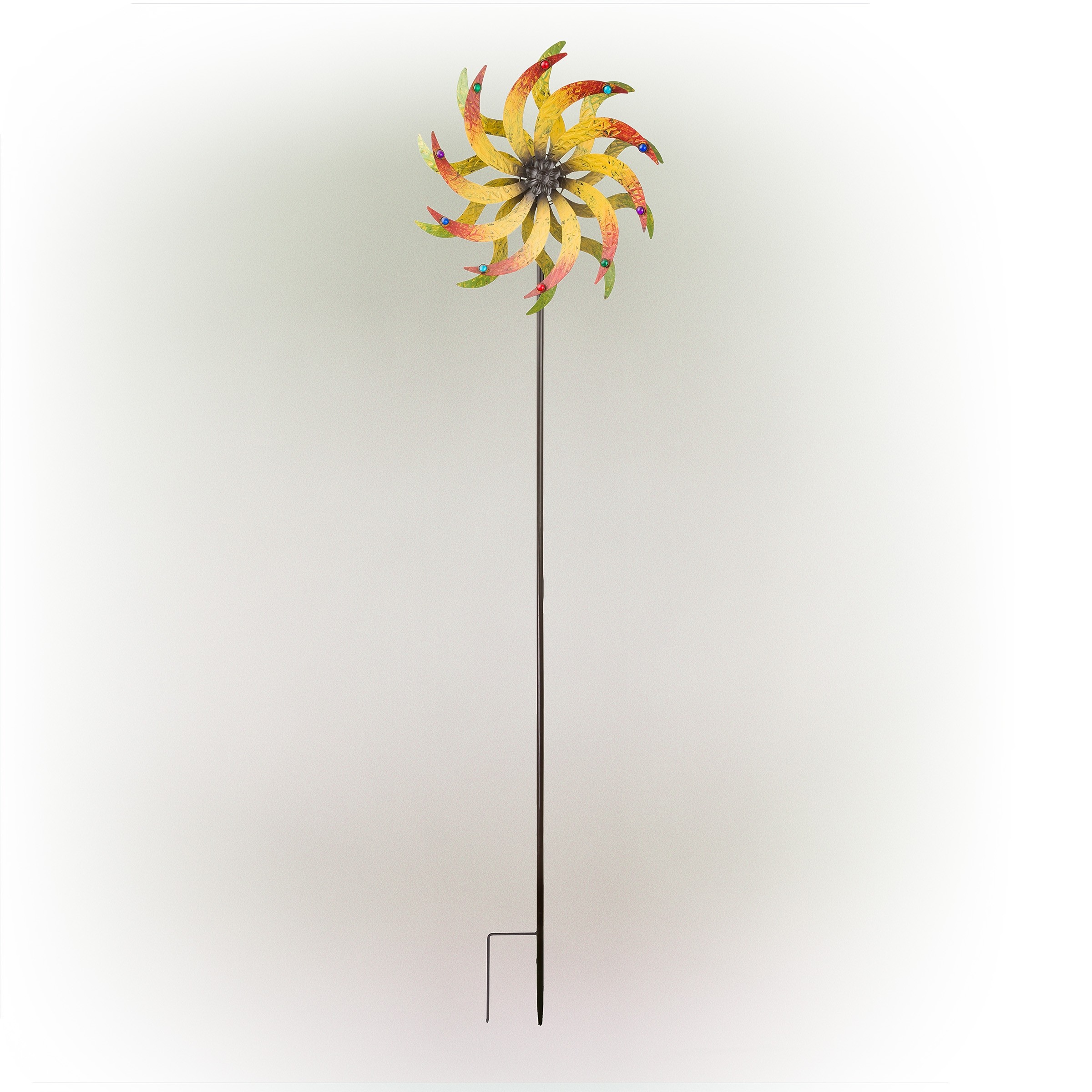 72" Tall Abstract Windmill Garden Stake