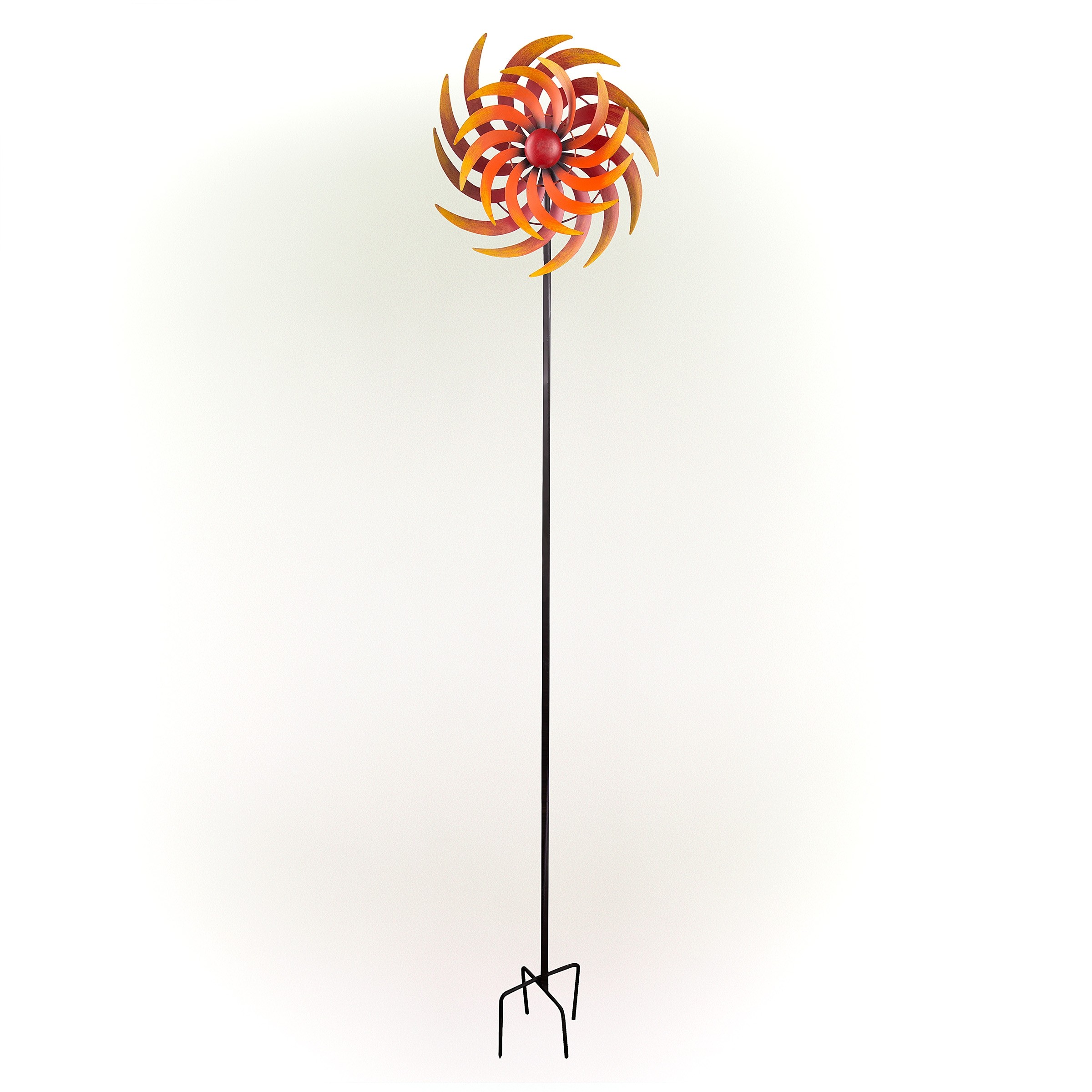 75" Firey Metal Windmill Stake