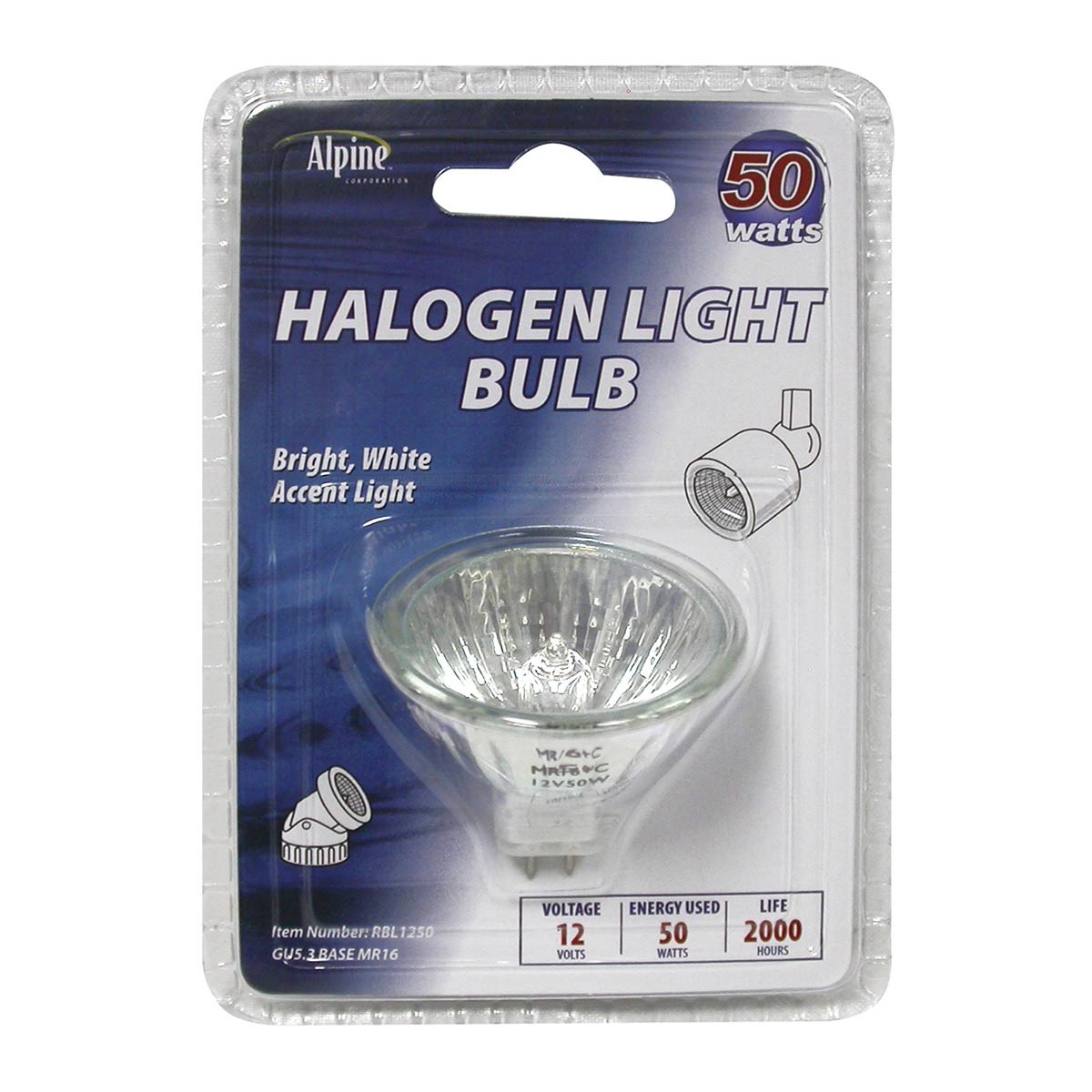 50 Watt 12 Volt Halogen Replacement Bulb