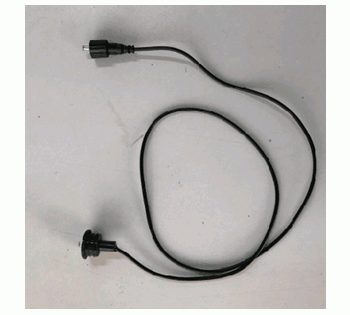 Cool White Single LED Light - 32" Strand w/ 1 Male Prong Cord