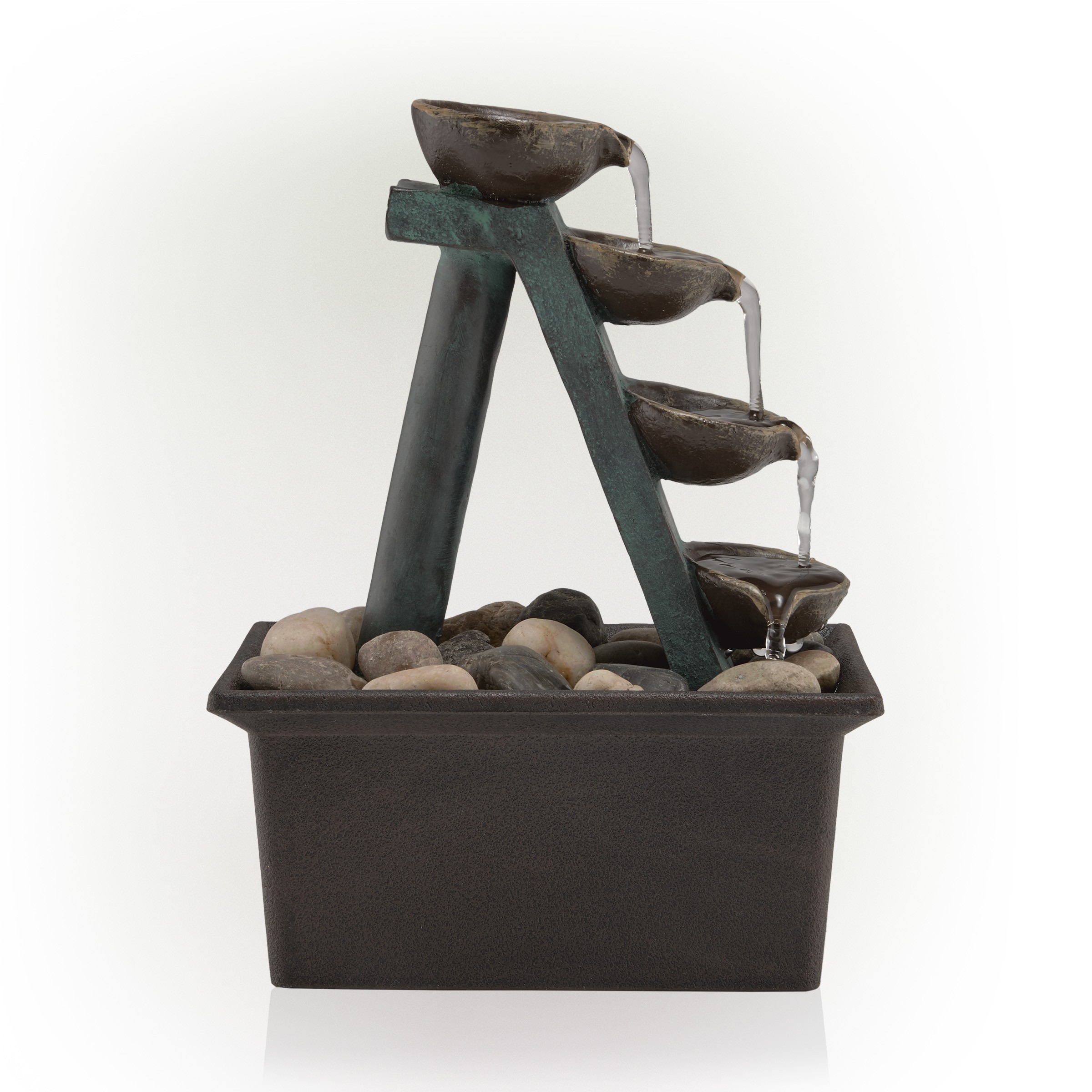 ETERNITY FOUR TIERED STEP TABLETOP FOUNTAIN