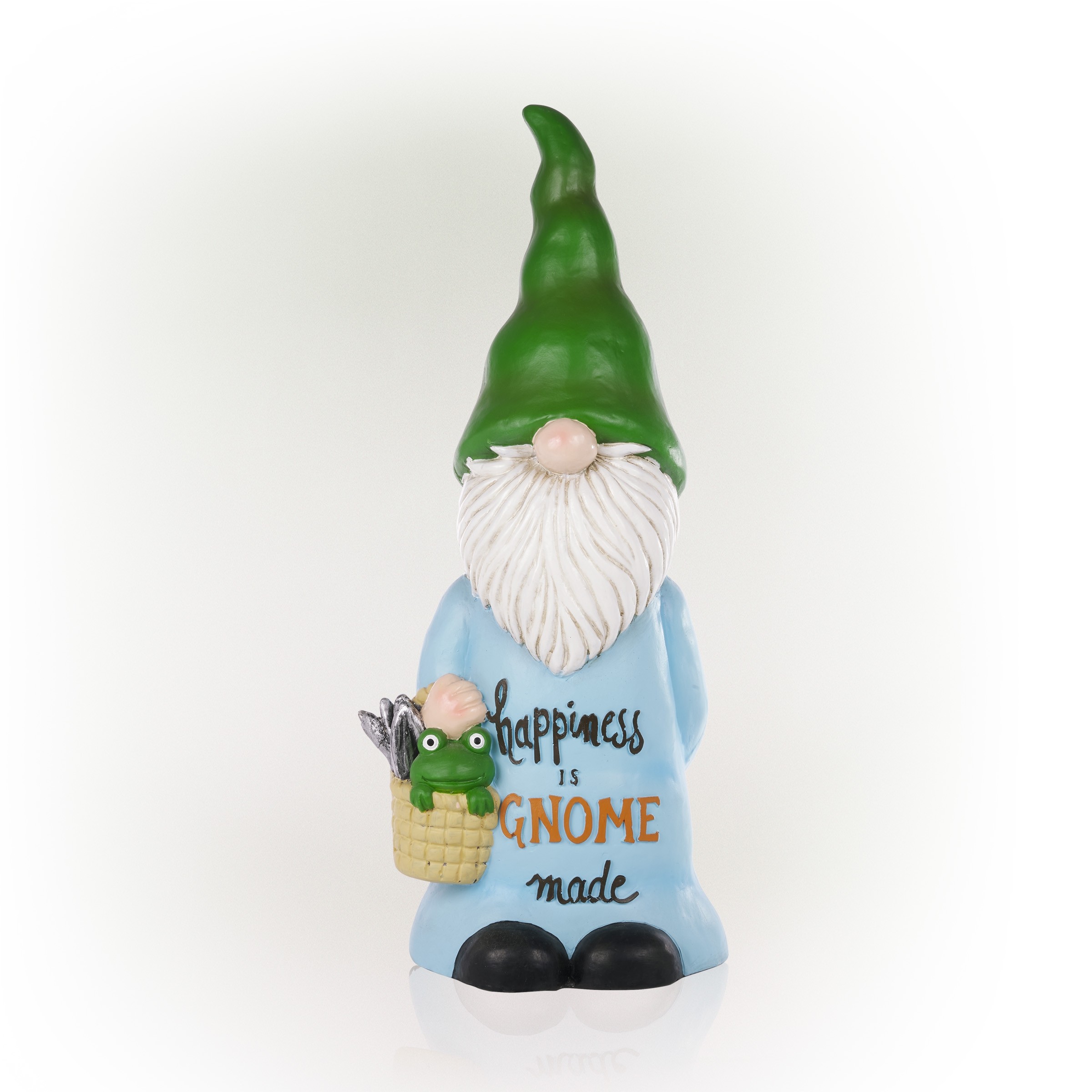 "Happiness is Gnome Made" Garden Gnome Statue