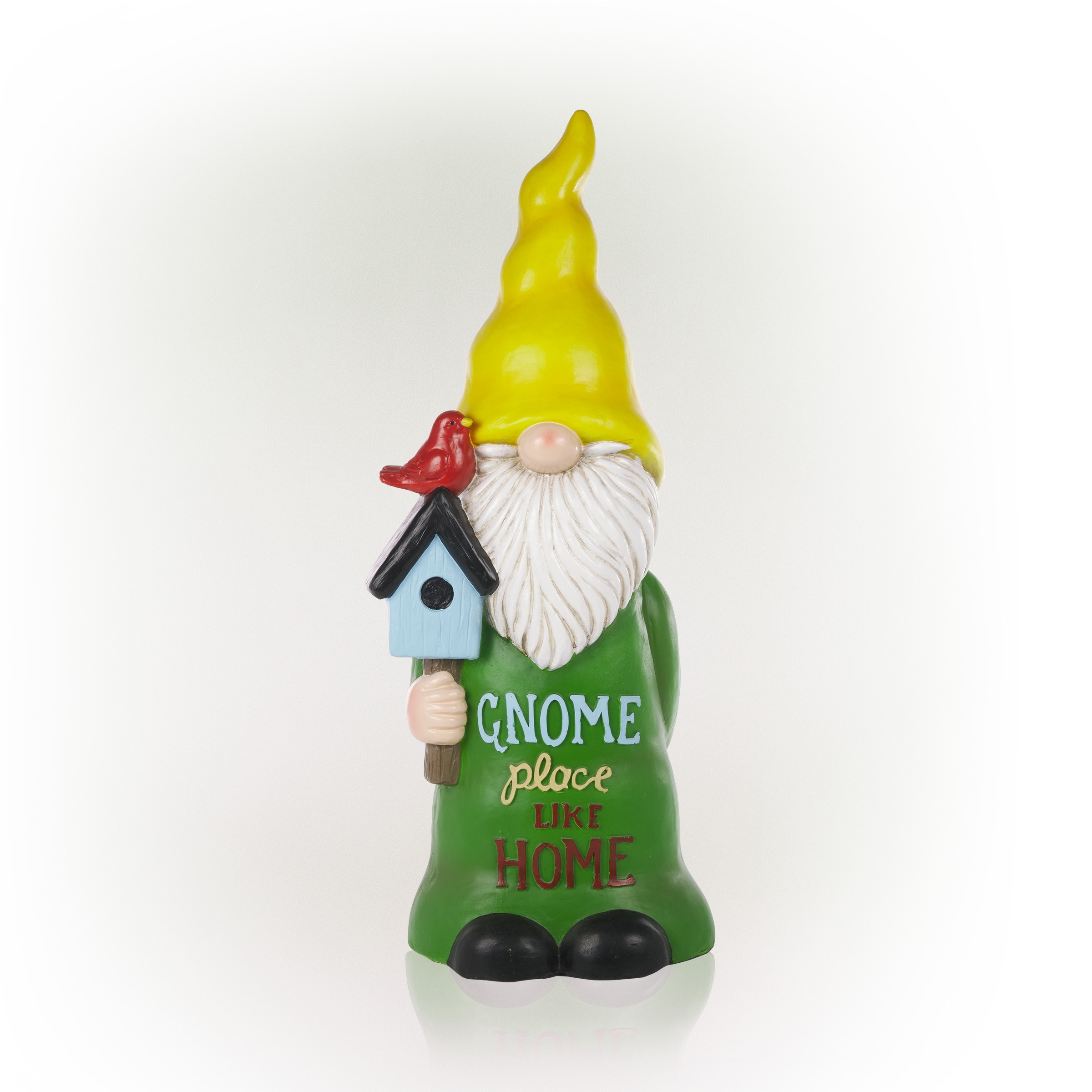 Gnome Place Like Home" Garden Gnome Statue