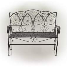 Metal Sunleaves Bench