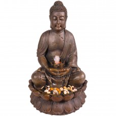 33" TALL BUDDHA WATER FEATURE