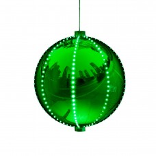 12" Christmas Ball Ornament w/240 Chasing LED Lights