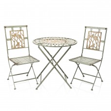 3 Piece Songbird Metal Bistro Set