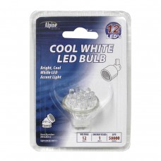 12 Volt 12 LED Cool White Light Replacement Bulb