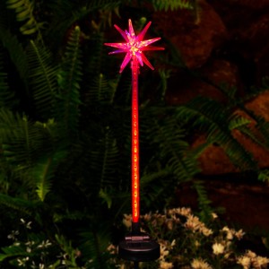 Solar Starburst Motion LED Garden Lighted Stake