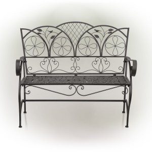 Metal Sunleaves Bench