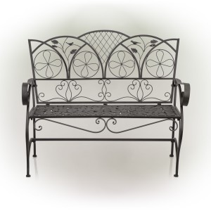 Metal Sunleaves Bench