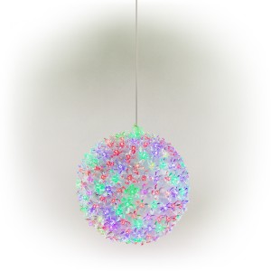 8" Flashing Sphere with Multi-Color LED Lights