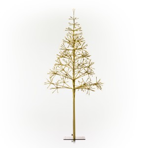 53" Festive Golden Christmas Tree with Warm White LED Lights