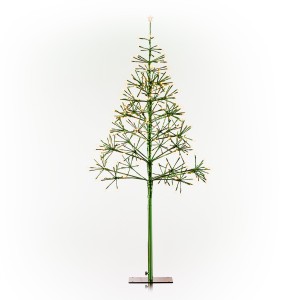 53" Festive Green Christmas Tree with Warm White LED Lights