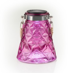 Solar Pink LED Wasp Trap - Set of 2