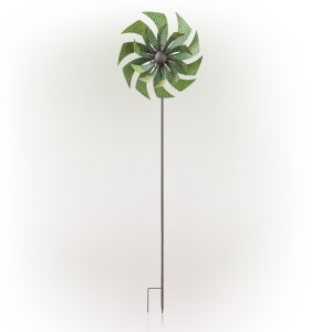 72" Tall Modern Windmill Garden Stake