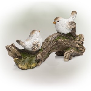 Birds on Wood  Branch Statue