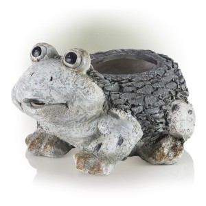 11" Frog Planter