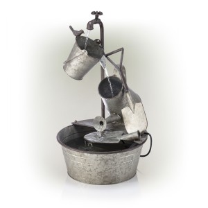 Garden Tools Metal Fountain