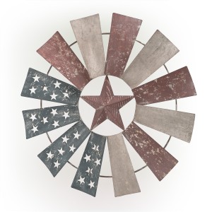 Patriotic Windmill Wall Décor