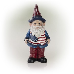 Alpine Americana Bird Feeder Gnome