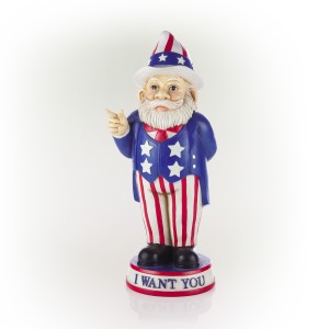 Uncle Sam 'I Want You' Gnome Statuary