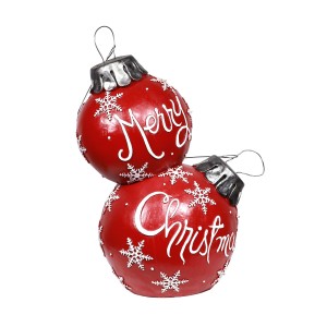 30" Merry Christmas Ornament with Color Changing LED Lights