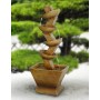 42" Tall 4-Tier Pot Fountain with LED Lights