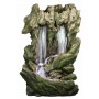 80" Tall Double waterfall with LED Lights