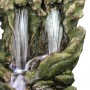 80" Tall Double waterfall with LED Lights