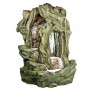 Alpine 78'" Tall Tree Branches  Double Waterfall Fountain 