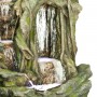 Alpine 78'" Tall Tree Branches  Double Waterfall Fountain 