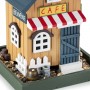 18" Colorful Hanging Wooden Birdfeeder Café House