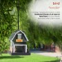 19" Hanging Wooden Birdfeeder Farmer's Market Barn