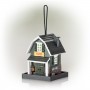 19" Hanging Wooden Birdfeeder Farmer's Market Barn