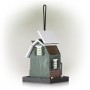 19" Hanging Wooden Birdfeeder Farmer's Market Barn