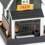 19" Hanging Wooden Birdfeeder Farmer's Market Barn