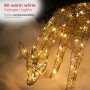 Alpine Corporation Grazing Rattan Reindeer Decoration with White Halogen Lights