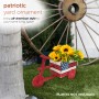 AMERICAN FLAG TRICYCLE PLANTER 