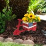 American Flag Tricycle Planter