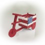 American Flag Tricycle Planter