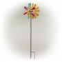 Colorful Bejeweled Windmill Spinner Garden Stake