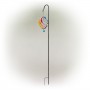 84" Multi-Color Metallic Hanging Wind Spinner with Shepherd Hook